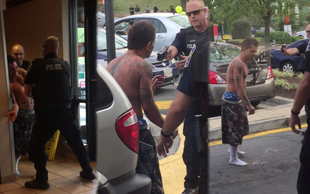 [VIDEO] Tase Him, Spray Him… This Guy On Drugs Is Still Standing… Shocking!