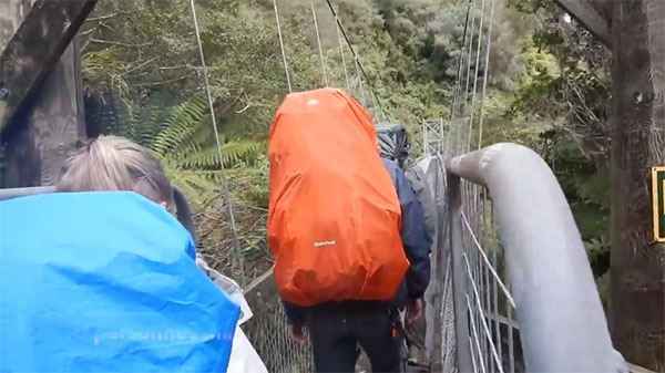 These Tourists Were Crossing The Bridge, Then The Bridge Fails…