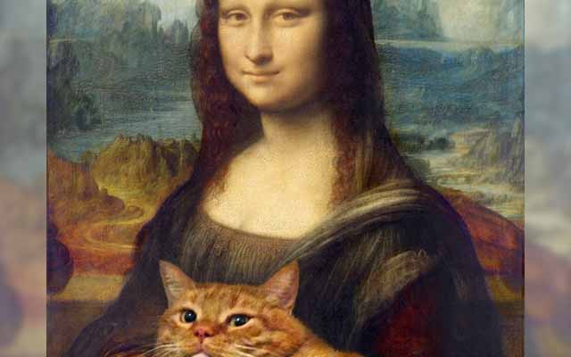 Fat Cat Makes For Purrfect Addition To Famous Paintings