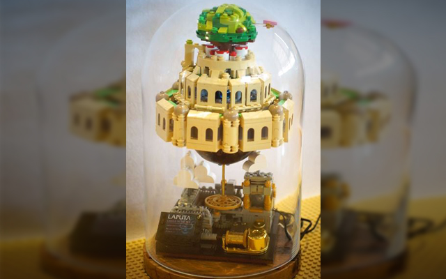 This Charming Laputa LEGO Castle Doubles As A Music Box With Castle In The Sky Music