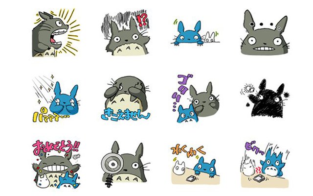 Overreacting Ghibli’s Totoro Stamps Can Be The Cutest Emoji Reaction Ever