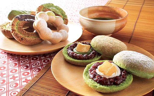 Mister Donut’s Japanese Matcha And Red Bean Sandwich Doughnuts Are Everything We Want In One Bite