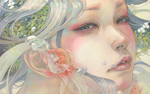 Japanese Artist Merges Women And Nature In Stunning Oil Paintings