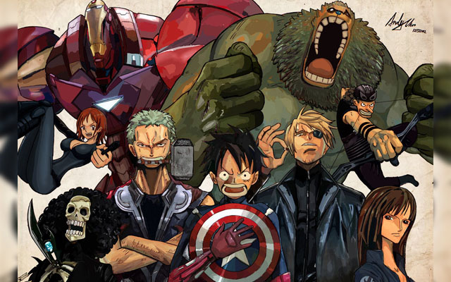 Epic Mashup Recasts One Piece, One Punch Man, And Other Anime Favorites As The Avengers