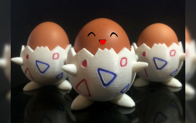 Turn Your Proteins Into Pokémon With These 3D-Printed Togepi Egg Holders