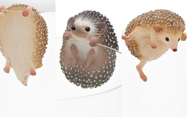 Give Your Drink A Shot Of Cute With These Hedgehog Cup Clingers