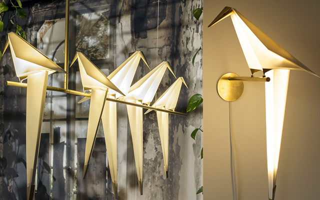 Artist’s Amazing Origami Bird Lamps Light Up The Room With Charm
