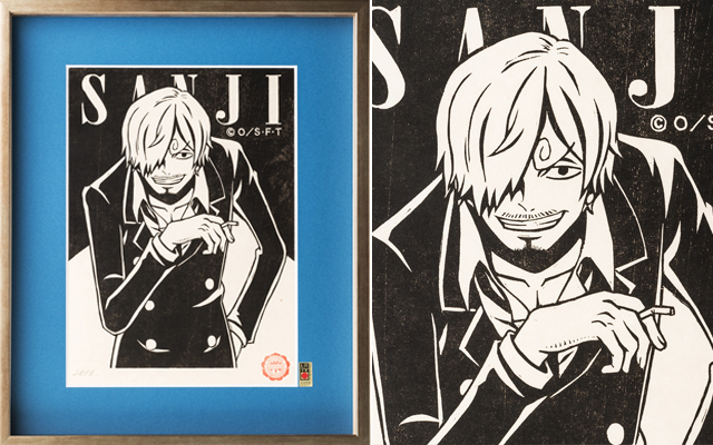 Sanji Has Finally Been Added To The One Piece Traditional Woodblock Print Collection!