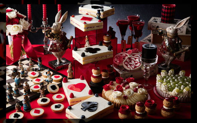 Eat Your Heart Out At The Hilton Tokyo’s Alice In Wonderland Dessert Buffet