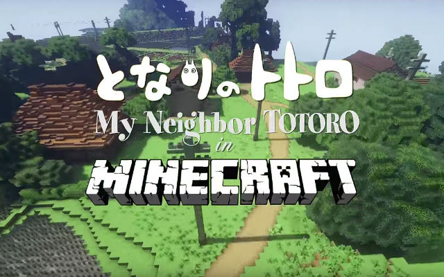 Animator Recreates Entire World Of My Neighbor Totoro In Minecraft