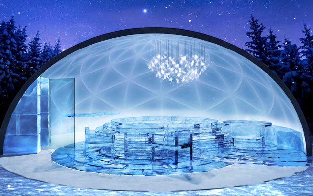 Hokkaido’s New Ice Hotel Offers Up Frozen Fantasies And A Stunning View From Your Bath