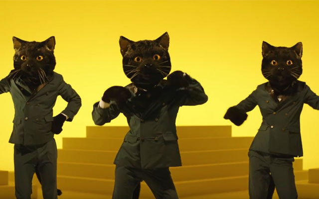 Dancing Black Cats In Suits Are Japanese Shipping Service’s Gift To The World