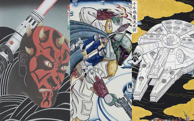 Ukiyo-e Star Wars Prints Give The Force A Boost With Traditional Japanese Artwork