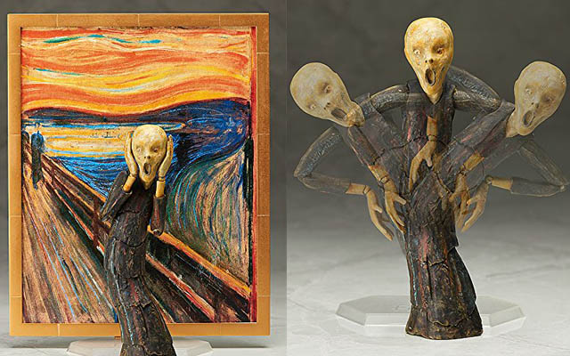 Edvard Munch’s The Scream Joins Awesome Lineup Of Artistic Japanese Action Figures