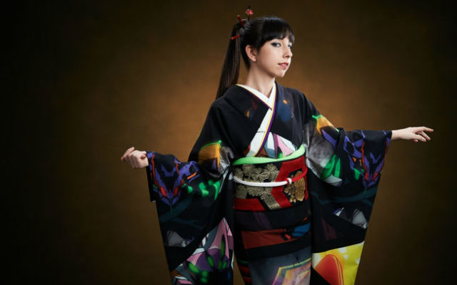 Asuka Asuka Japanese-style brocade kimono coaster two sets