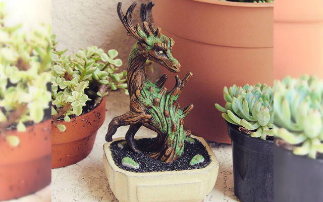 Miyazaki-Inspired Tree Dragon Sculptures Are Fantastical Guardians Of The Forest