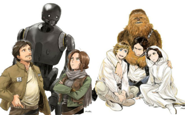 Charming Anime Style Star Wars Fan Art Series Is Heartwarming Enough For The Whole Galaxy