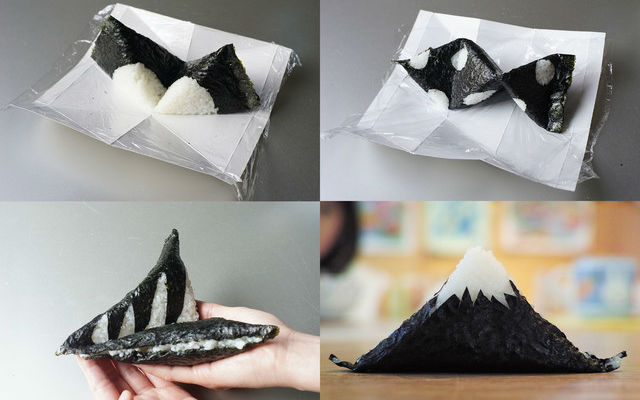 Orinigiri:  Combining Origami and Onigiri To Make Beautifully Shaped Rice Balls