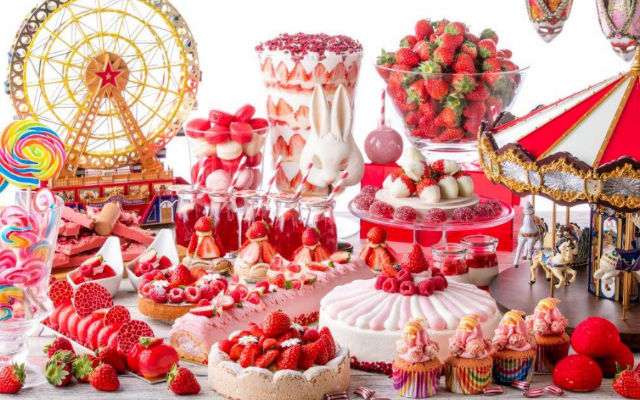 Hilton Tokyo’s Strawberry Circus Dessert Buffet Is A Theme Park For Your Taste Buds