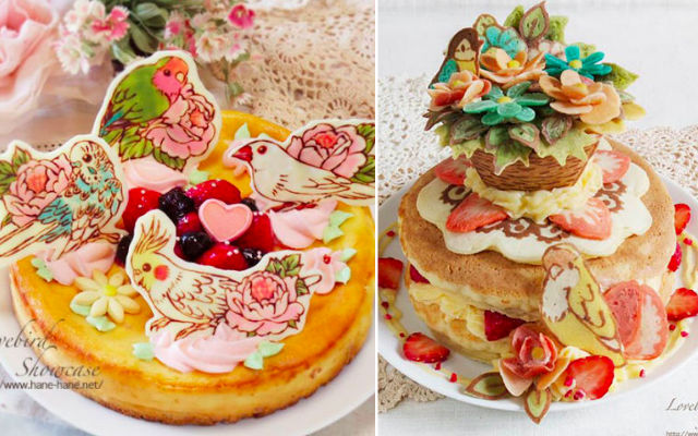 Japanese Artist Turns Love For Her Parakeets Into Beautiful Bird-Inspired Food Art