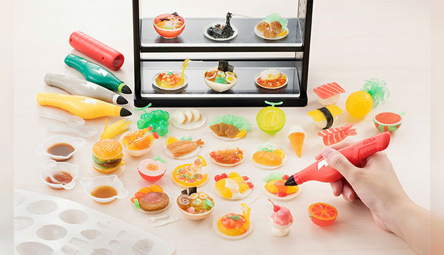 Create Your Own Mini Plastic Food Samples At Home With This Set Of 3D Pens