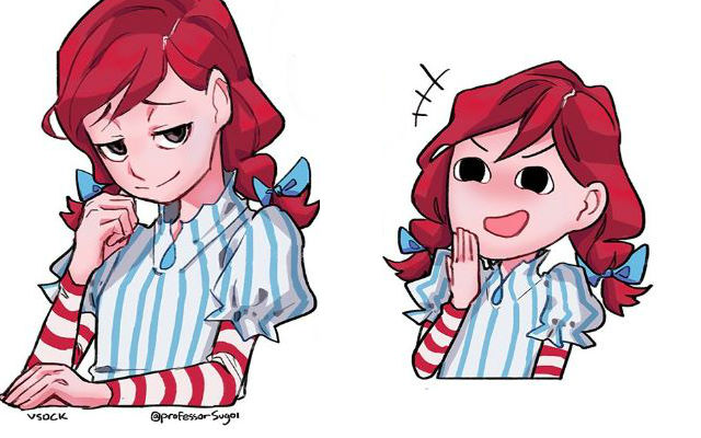 The Internet Turned The Wendy’s Mascot Into A Smug Anime Girl