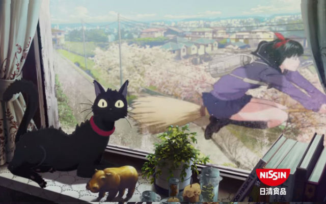 Studio Ghibli’s Kiki Returns As 17-Year-Old Schoolgirl For Cup Noodle Commercial