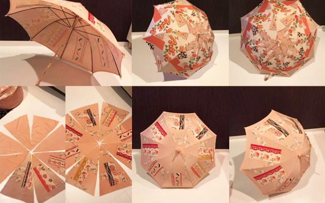 Japanese Brand Turns Worn-Out Kimonos Into Individually Crafted Sun Umbrellas