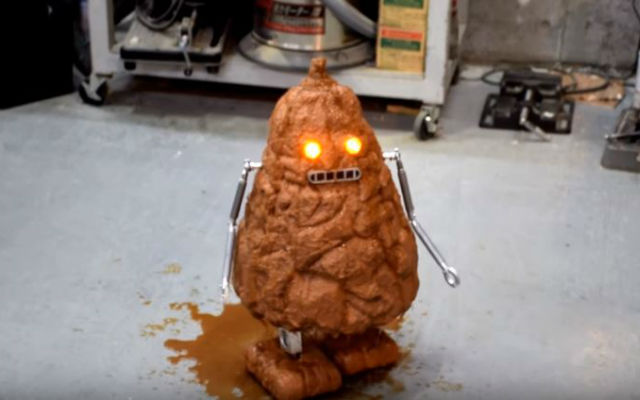 Demonic Eyed Japanese Poop Robot That Spews Diarrhea Is The Stuff Of Nightmares