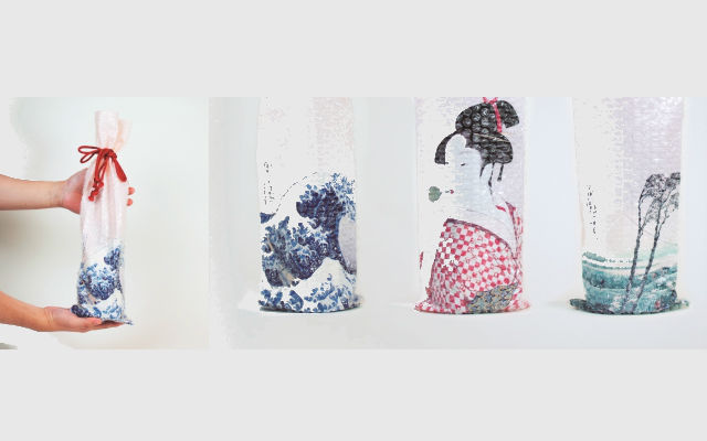 Ukiyo-e Print Bubble Wrap Gives You Art You Can Feel Free To Touch And Pop