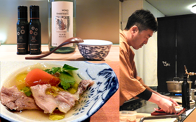 Umami Synergy: Kandou Olive Oil, Kimoto Sake & Organic Japanese Cuisine at Hitoshizuku