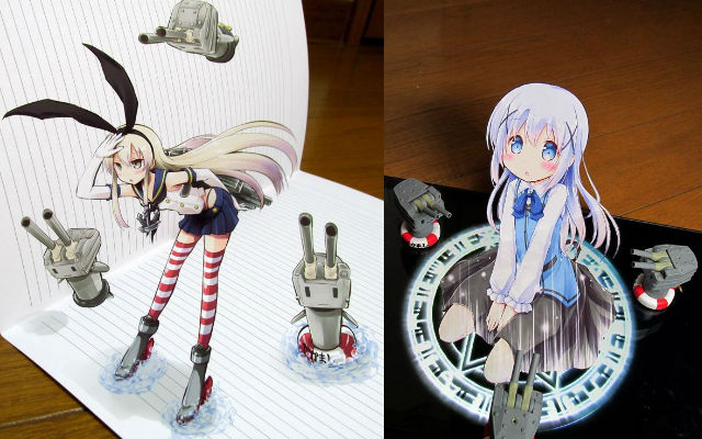 Japanese Artist’s Tricky 3D Anime Character Illustrations Are Too Good To Believe