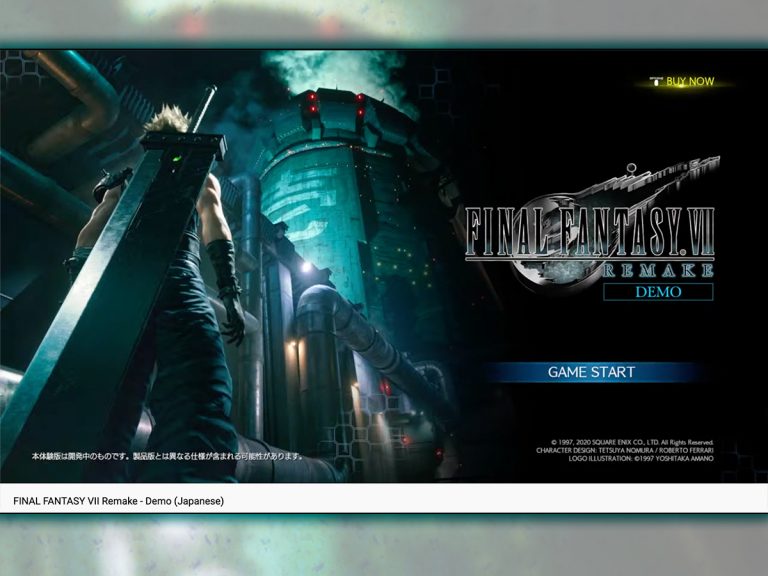 Final Fantasy VII Remake Demo Goes Live!