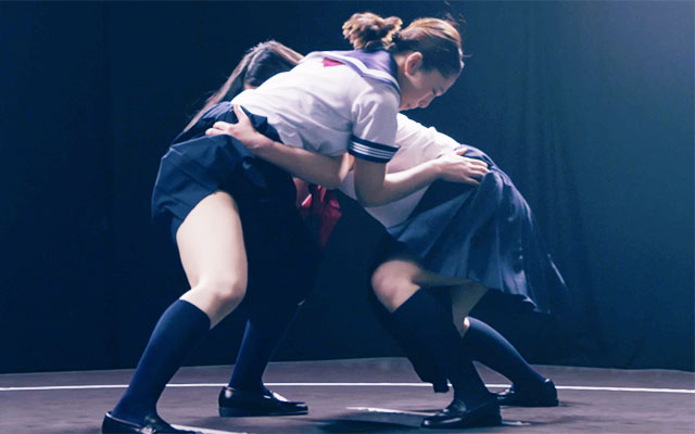 Japanese Schoolgirls Show Off 82 Sumo Wrestling Techniques In Uniform