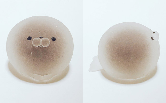 Japanese Figure Maker Crafts Squishy Seal Shaped Traditional Sweet