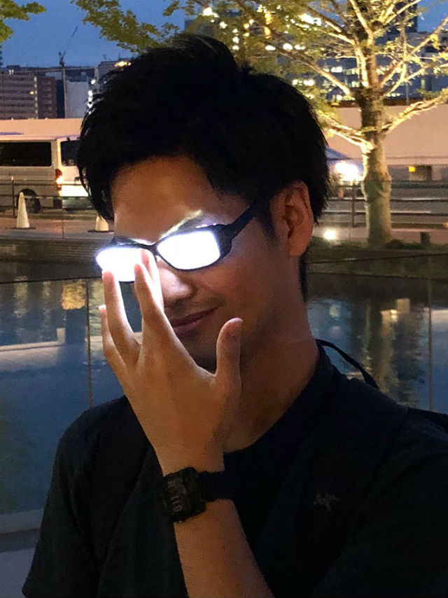 Japanese DIY Enthusiast Makes Perfect Dramatically Adjusting Glasses Anime Character Glasses 