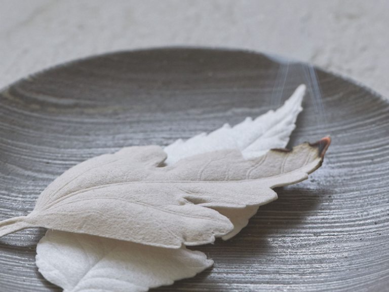 Spice up your fragrance game with beautiful fallen leaf paper incense by historic maker