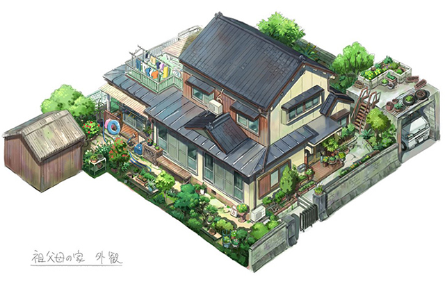 Illustrator's Beautiful Cross Sections of Grandparents' House Makes  Japanese Twitter Wistfully Nostalgic – grape Japan