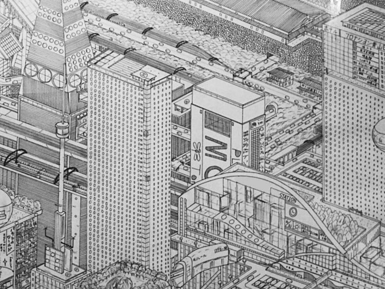 Japanese elementary schooler’s skilled drawings of fictional cities astonish social media