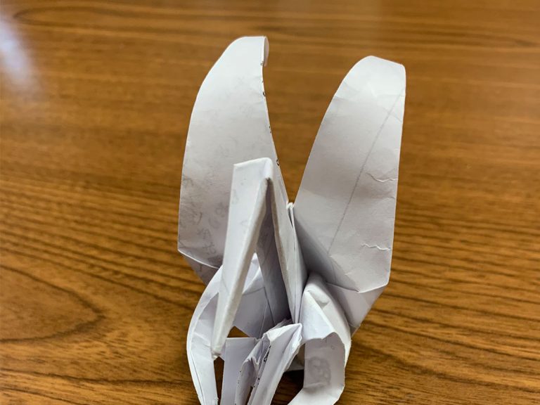 Crestfallen crane origami makes 140,000 laugh on Twitter; make yours with simple instructions