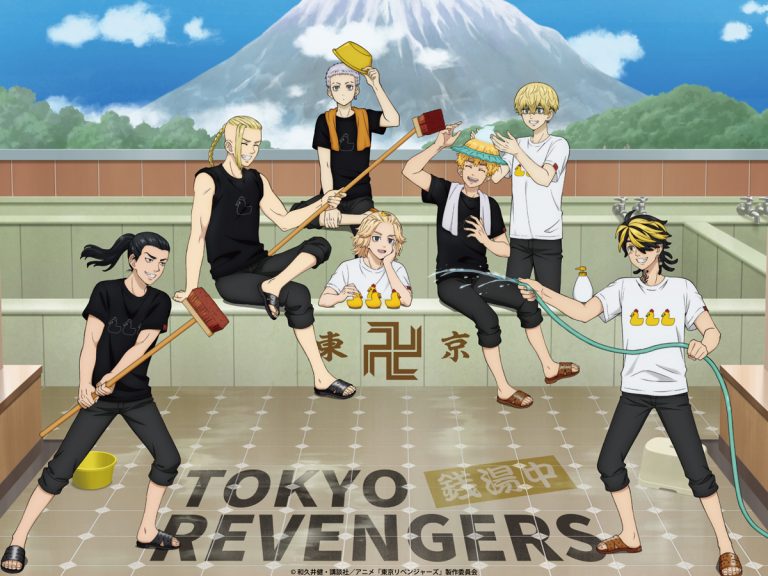 The boys of Tokyo Revengers head for the public bath with exclusive goods at Loft stores in Japan