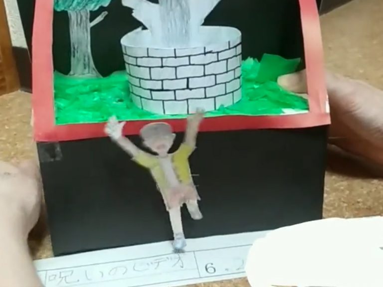 6-year-old recreates classic scene from The Ring in impressive 3-D art project