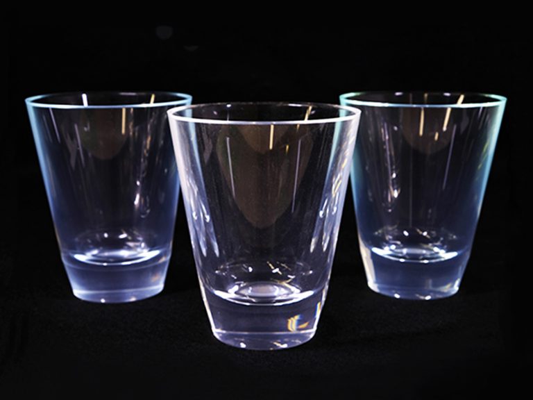 Elegant Japanese drinkware looks like glass until you give it a squeeze: it’s unbreakable silicone!