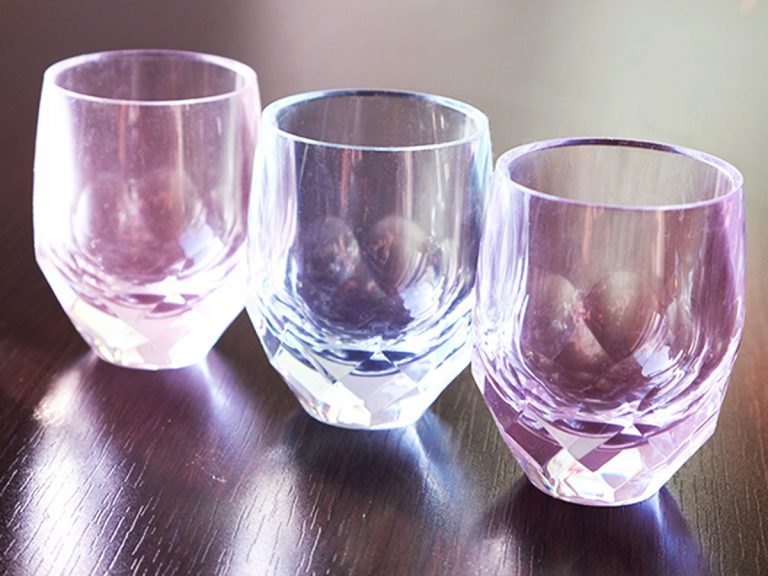Strength and beauty combined: Traditional Japanese Kiriko cut glass in unbreakable silicone