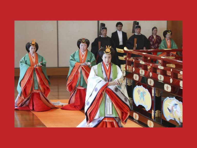 [Kimono Style] Jūnihitoe: Empress Masako’s Sumptuous Enthronement Dress
