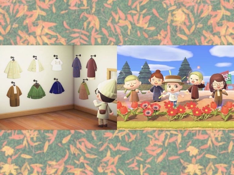 Sport casual fall fashion in Animal Crossing with designs from Sig FREAK’S STORE