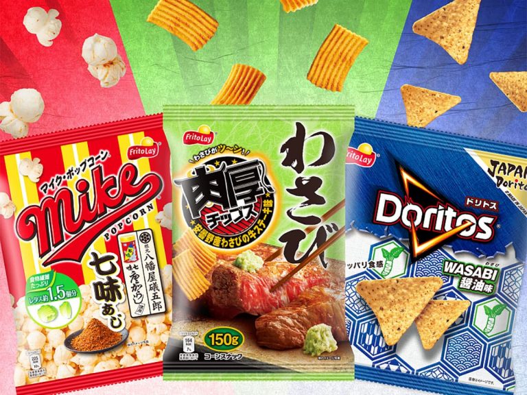 Frito Lay brings wasabi and shichimi pepper to Doritos, Mike popcorn and Nikuatsu chips