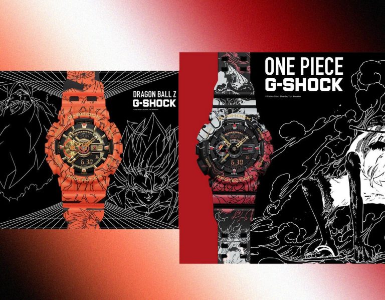 Casio G-Shock watches coming out in Dragon Ball Z and One Piece special editions