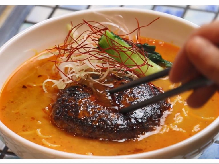 This limited edition Hamburger Tantanmen is tantalizingly delicious
