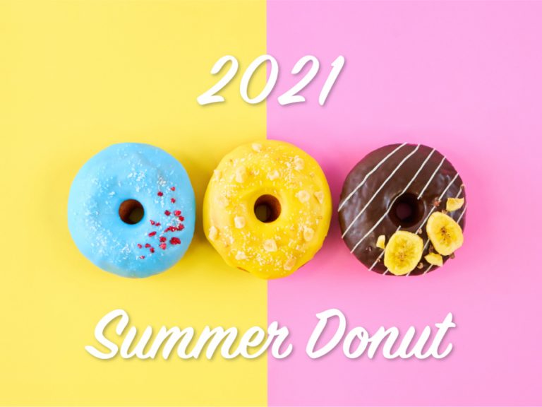 These colourful plant-based donuts are here to curb your summer sugar cravings